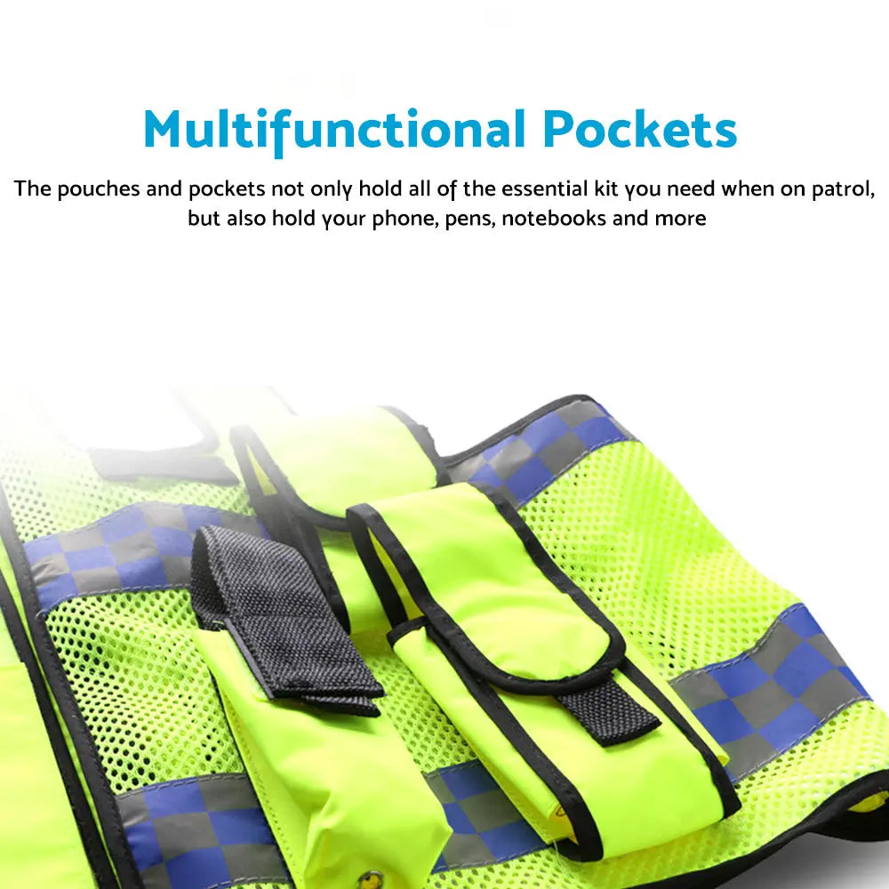 Ultimate Security Reflective Executive Safety Vests. Hi Vis Protective Work Wear-1