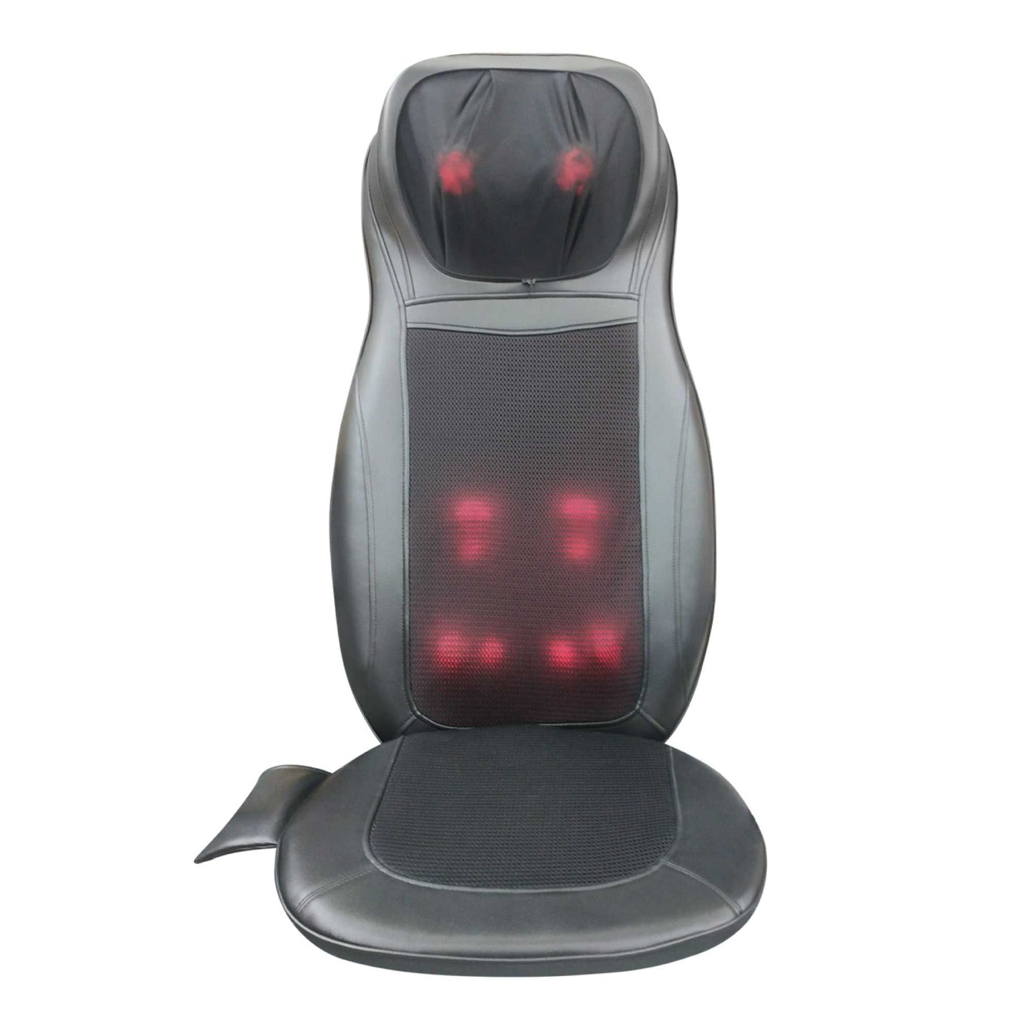 Massager Cushion - Chair Seat Kneading Shiatsu Heat Massage Portable Car-0
