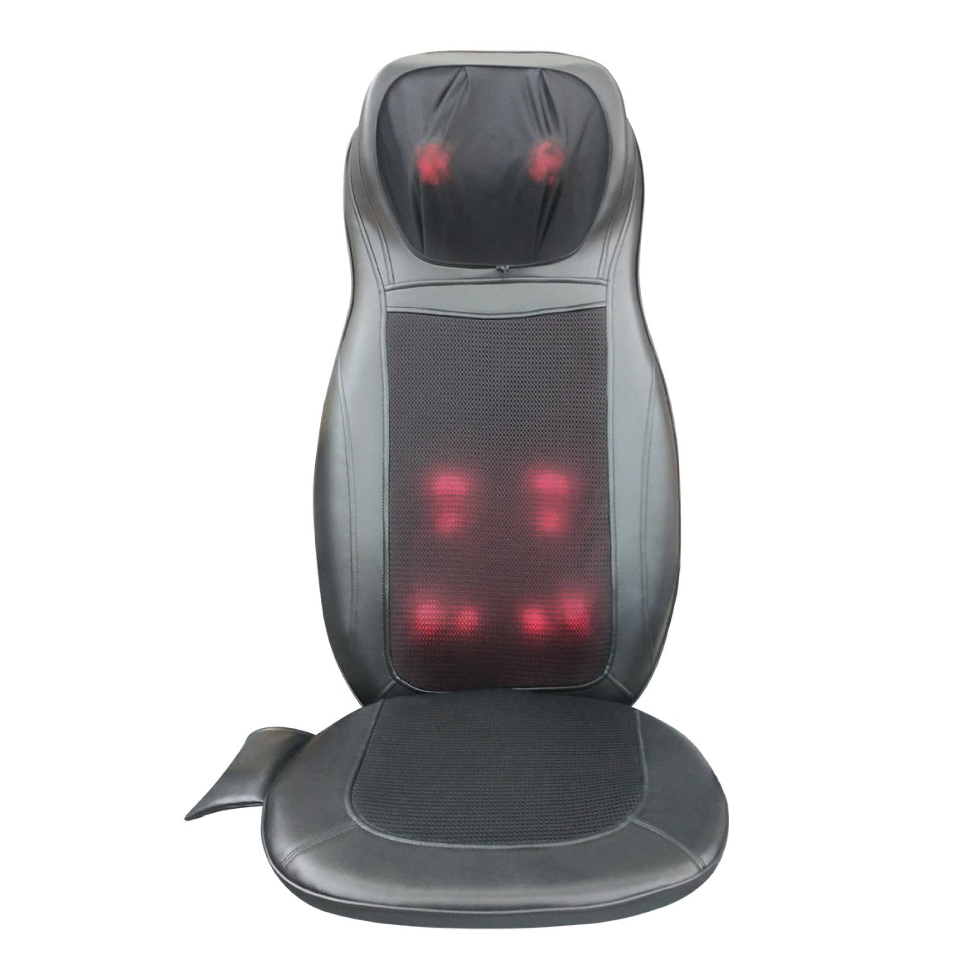 Massager Cushion - Chair Seat Kneading Shiatsu Heat Massage Portable Car-0